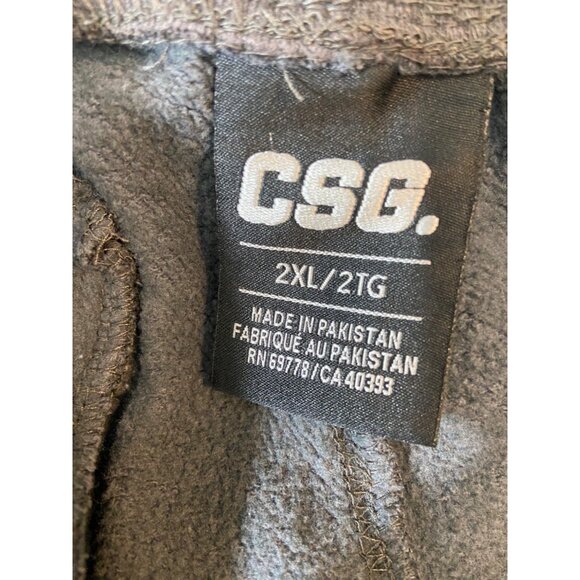 CSG Mens Size 2XL Camouflage Cargo Shorts Drawstring Waist Pockets Gorpcore Y2K - Picture 3 of 8